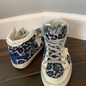 Golden goose tennis shoes